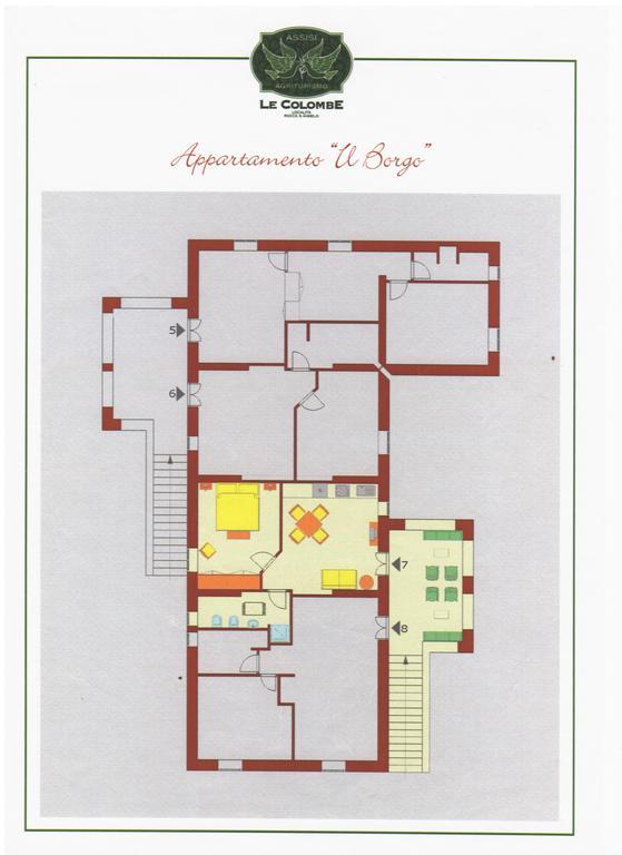 Agriturismo Le Colombe אסיסי חדר תמונה
